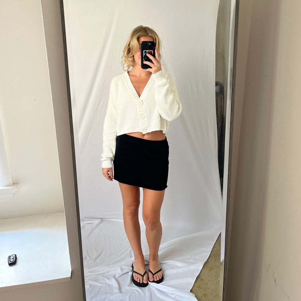 Djerf Avenue knitted mini skirt